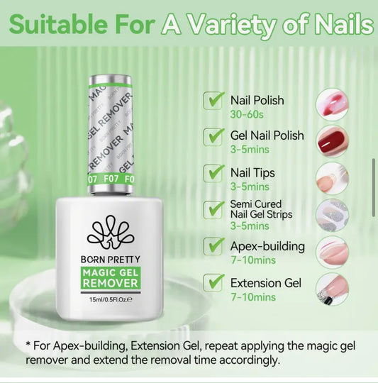 Magic gel remover