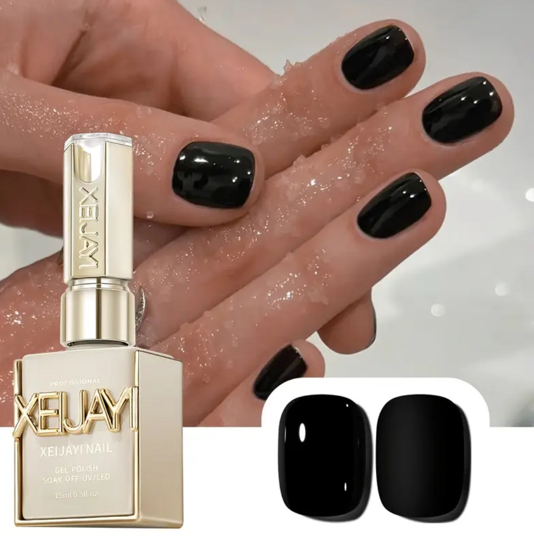 Vernis semi permanent Xeijayi pure black M50 15 ml