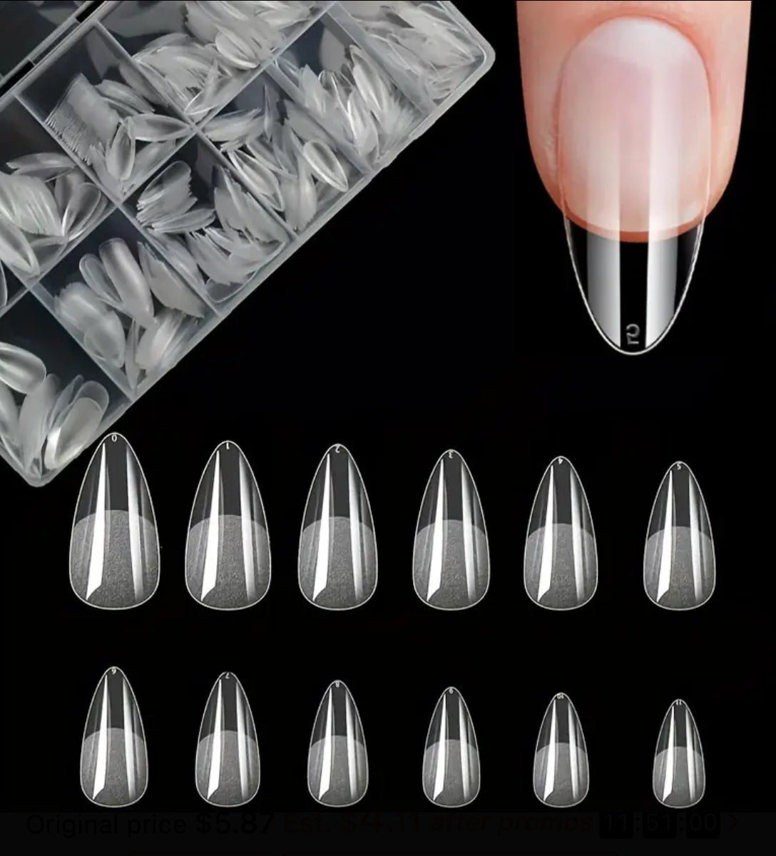 Capsules soft gel forme amande longue 600 pcs
