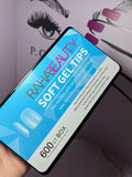 Capsules soft gel carrée super short Raha beauty 600 pcs