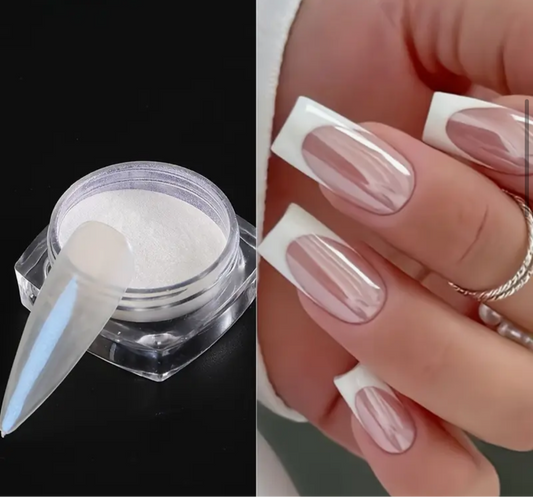 Poudre chrome blanche