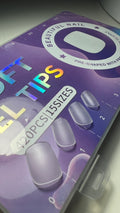 Capsules soft gel matte 420 pcs 15 tailles forme carrée courte