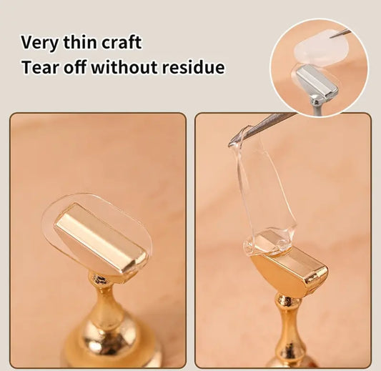 Pâte à fixe transparente facile à enlever et ne laisse pas des taches sur les capsules ou le support