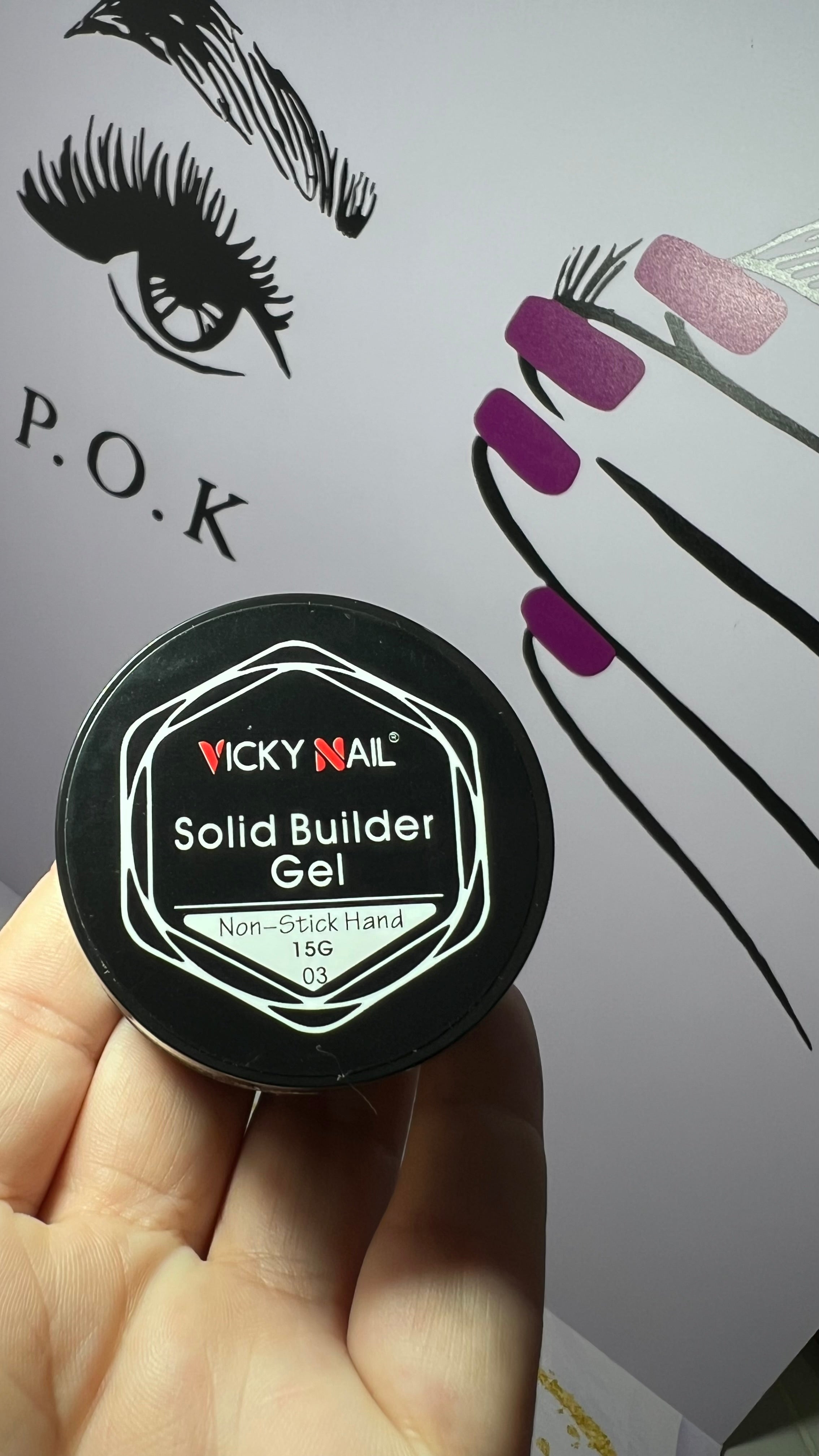 Gel 3d Vicky nails 15 ml milky white