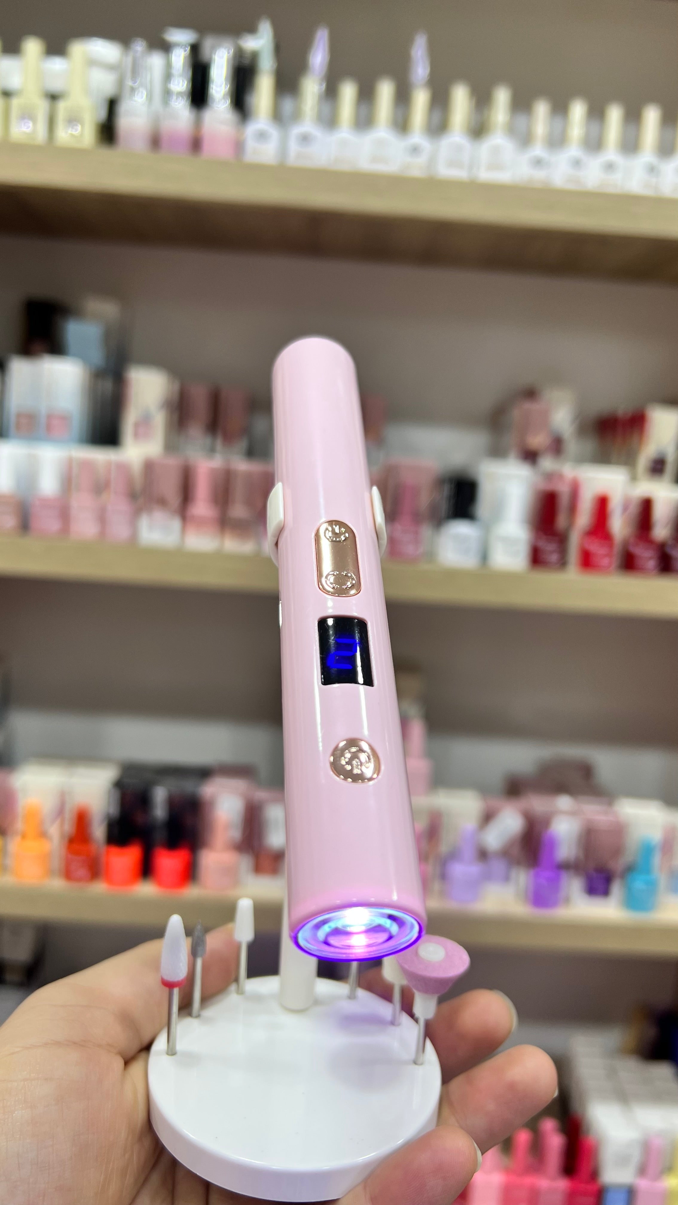Ponceuse x lampe uv +6 embouts