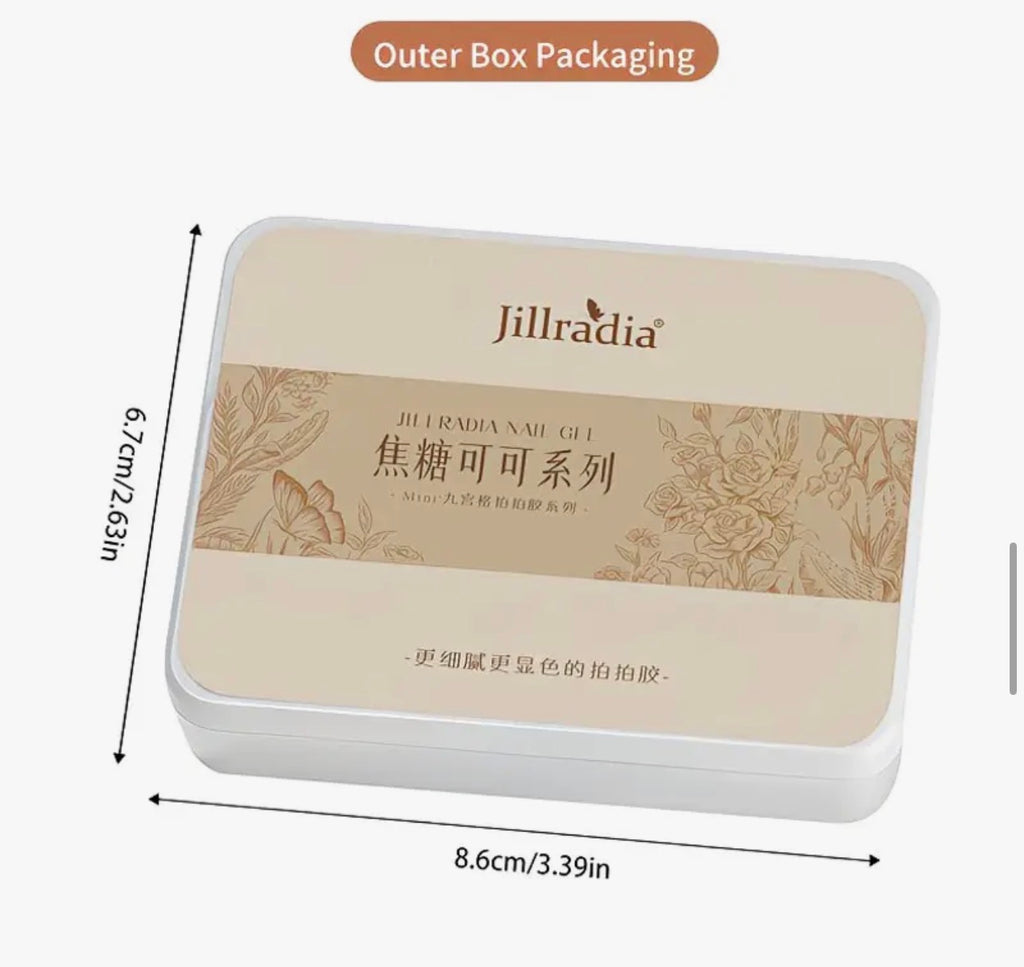 Pat painting gel Jillradia caramel cocoa