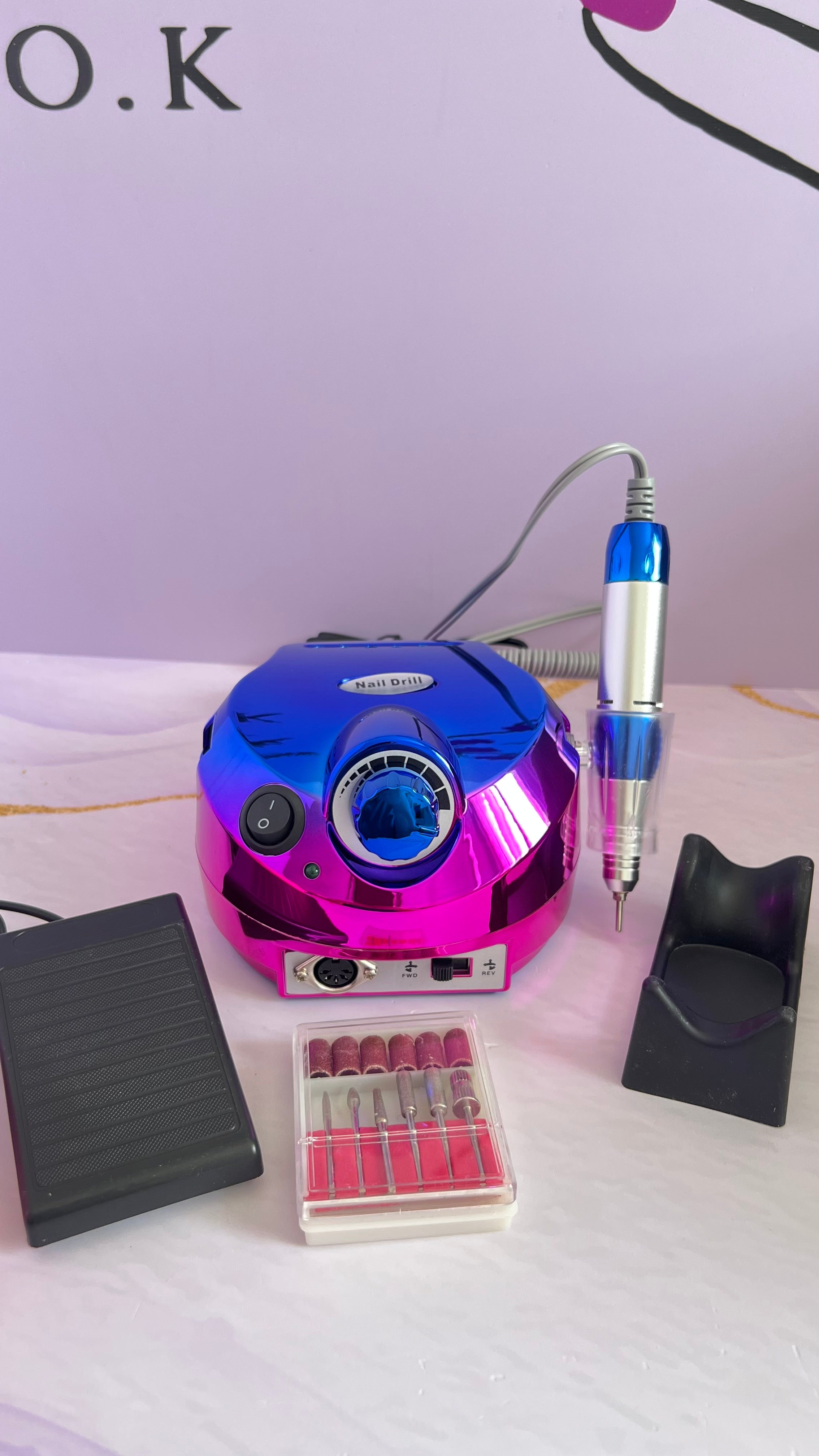 Ponceuse nail drill 2eme choix 35000 tr/min multi couleurs