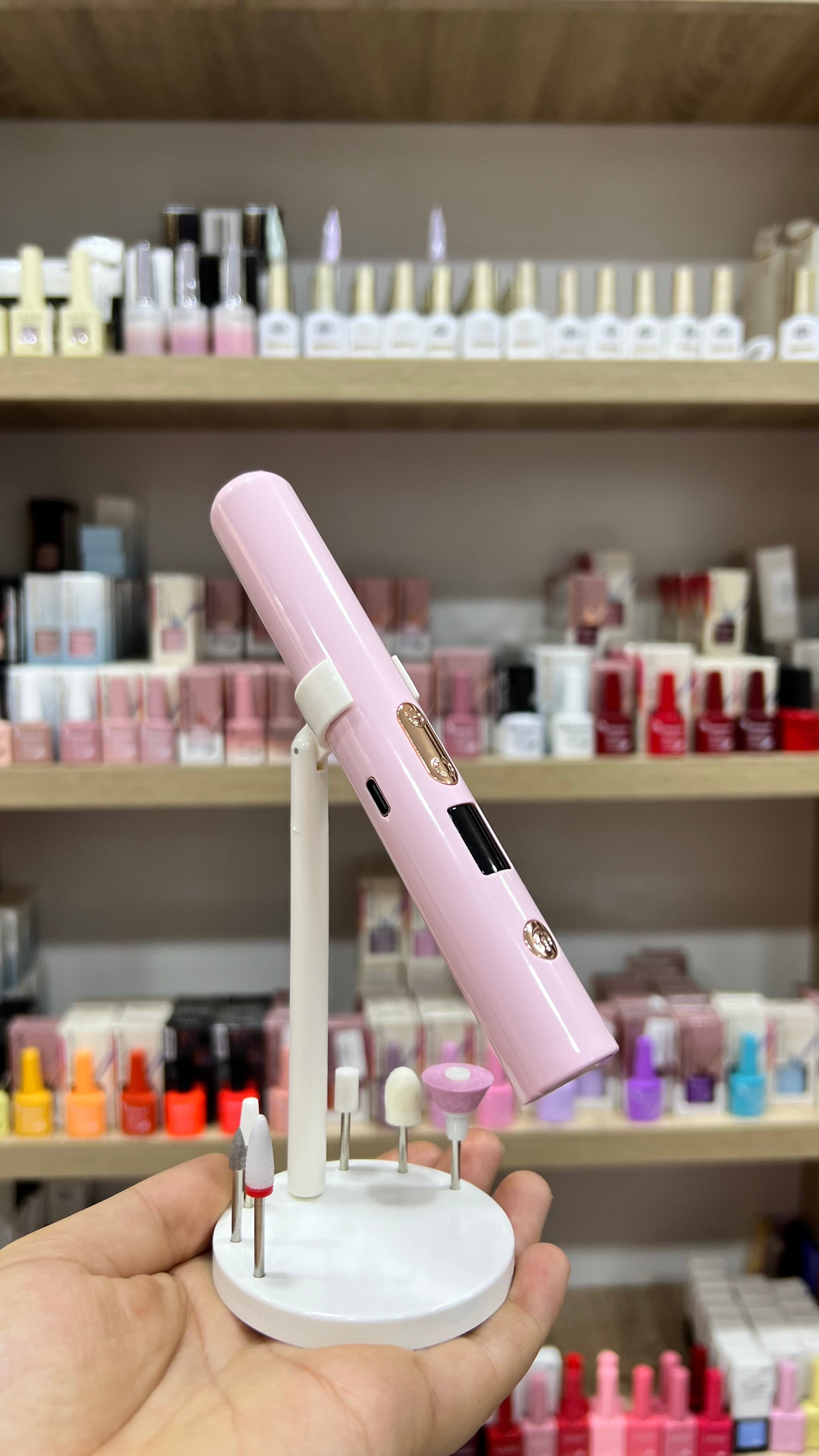 Ponceuse x lampe uv +6 embouts