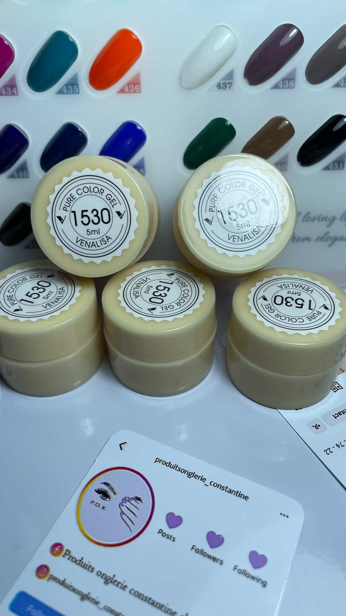 Gel paint blanc