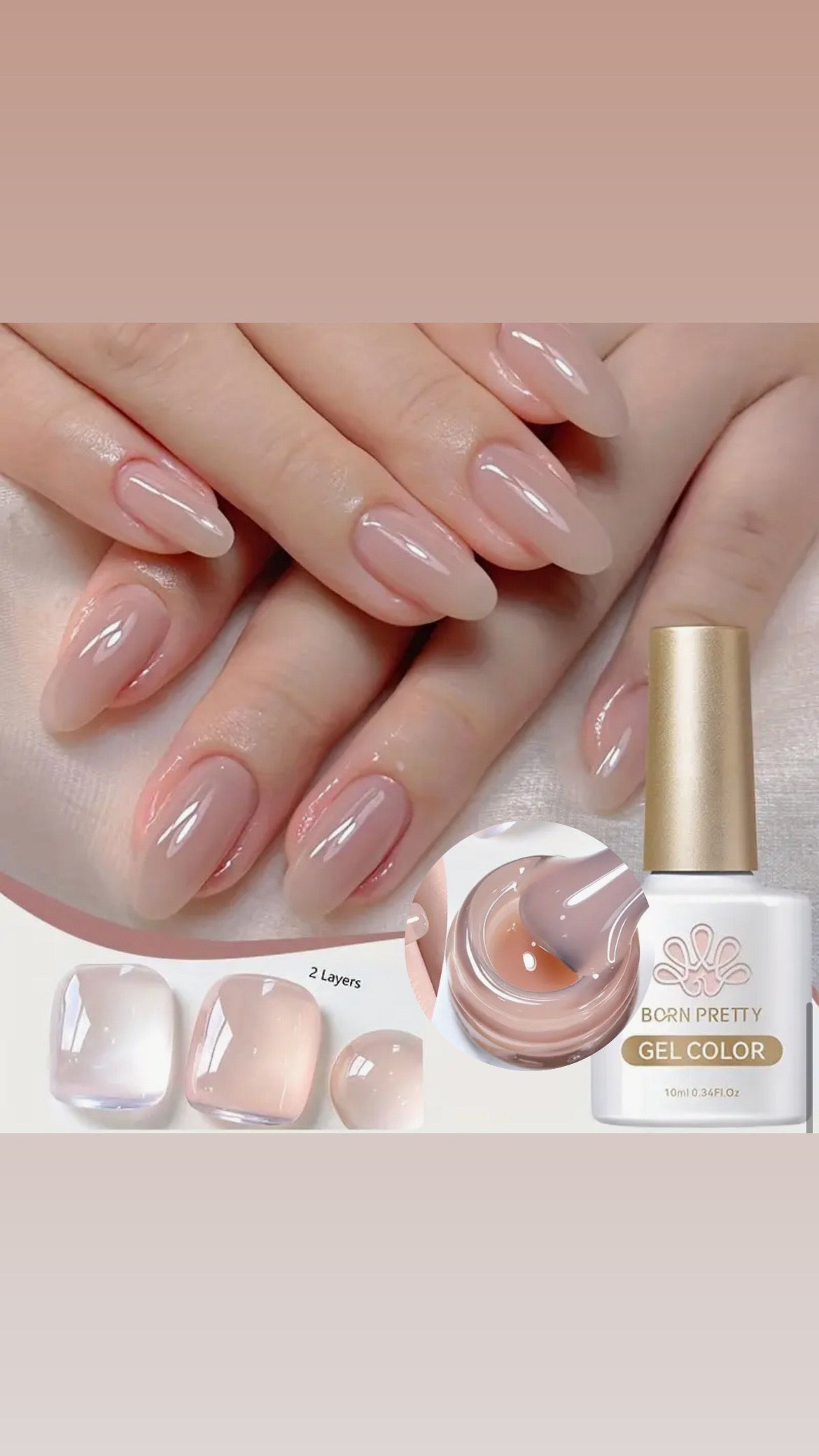 Jelly nude born pretty 10 ml