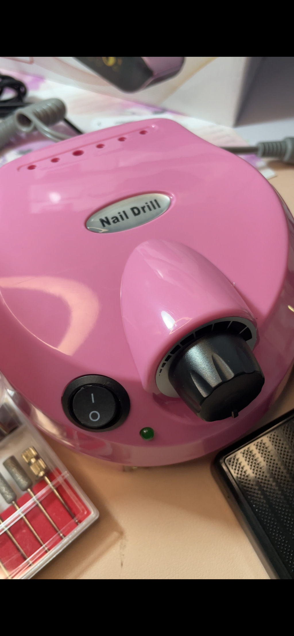 Ponceuse nail drill 1er choix qualité supérieure 35000 tr/min 4 couleurs