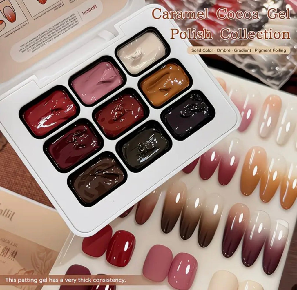 Pat painting gel Jillradia caramel cocoa