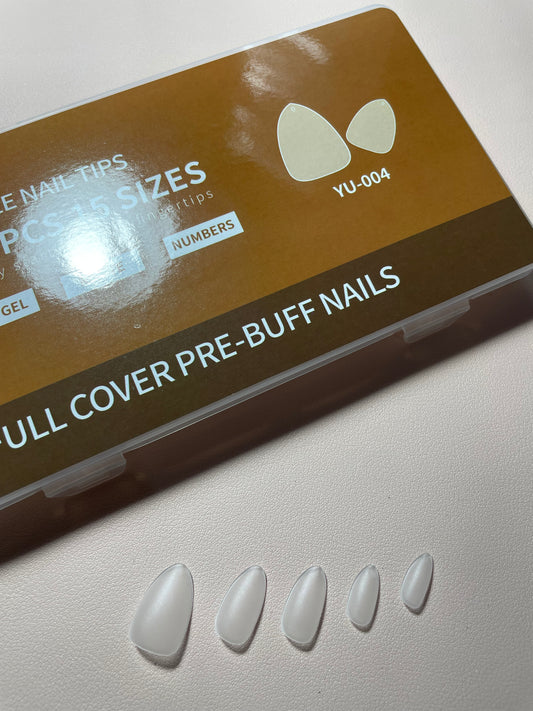 Capsules soft gel Forme amande super short 300 pcs mattifiés