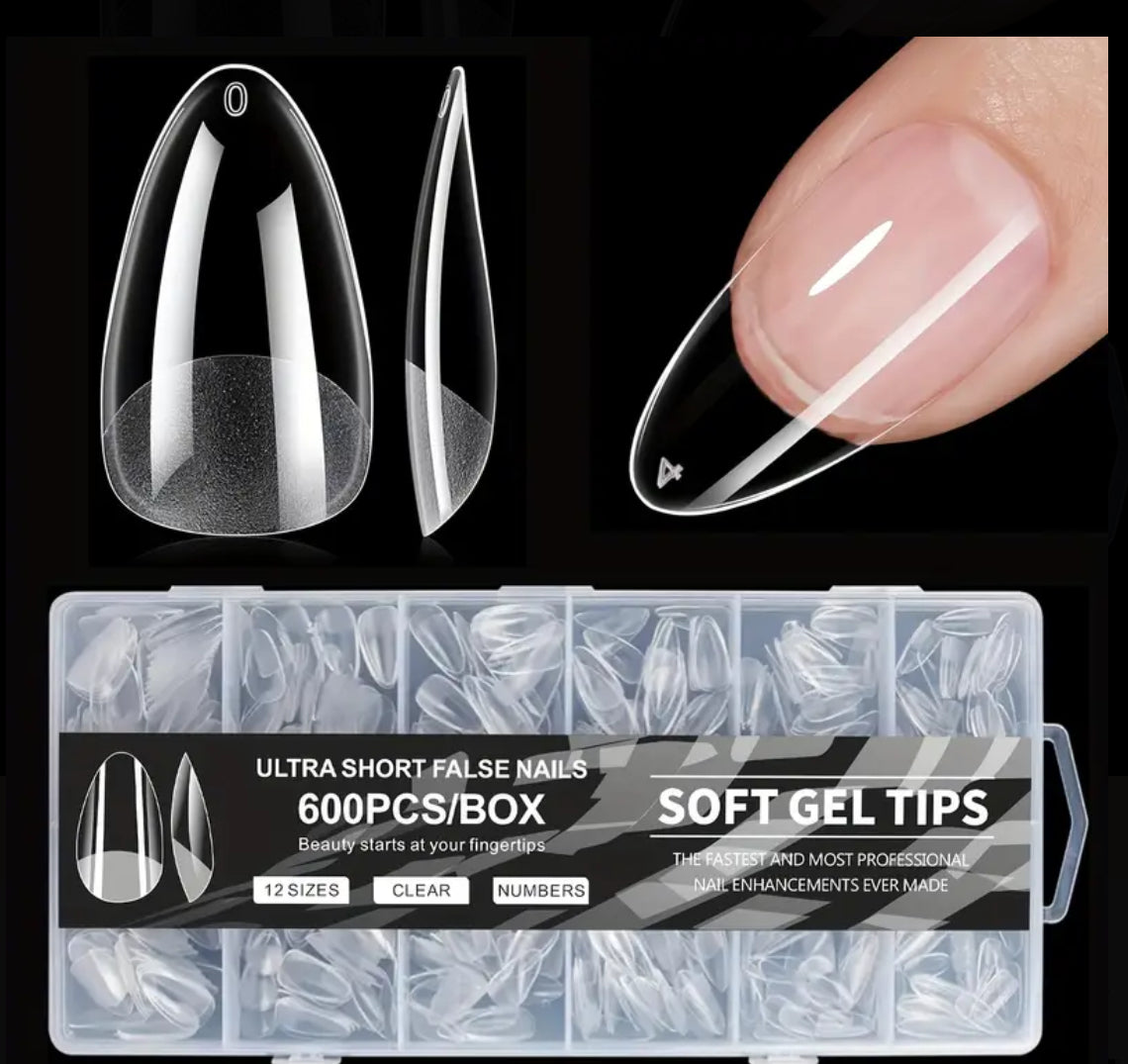 Capsules soft gel forme amande 600 pcs