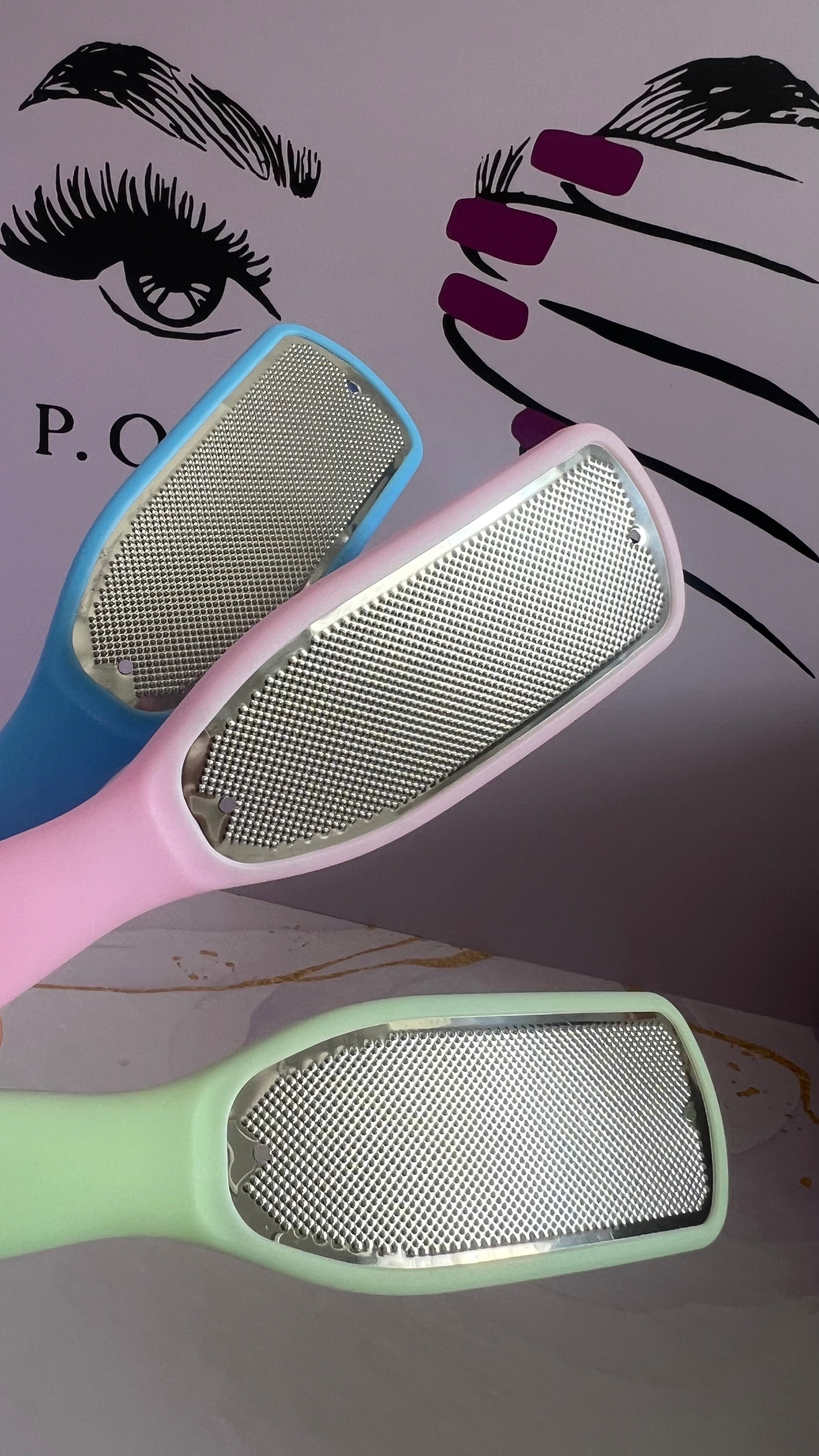 Rappe pour pédicure 3 couleurs