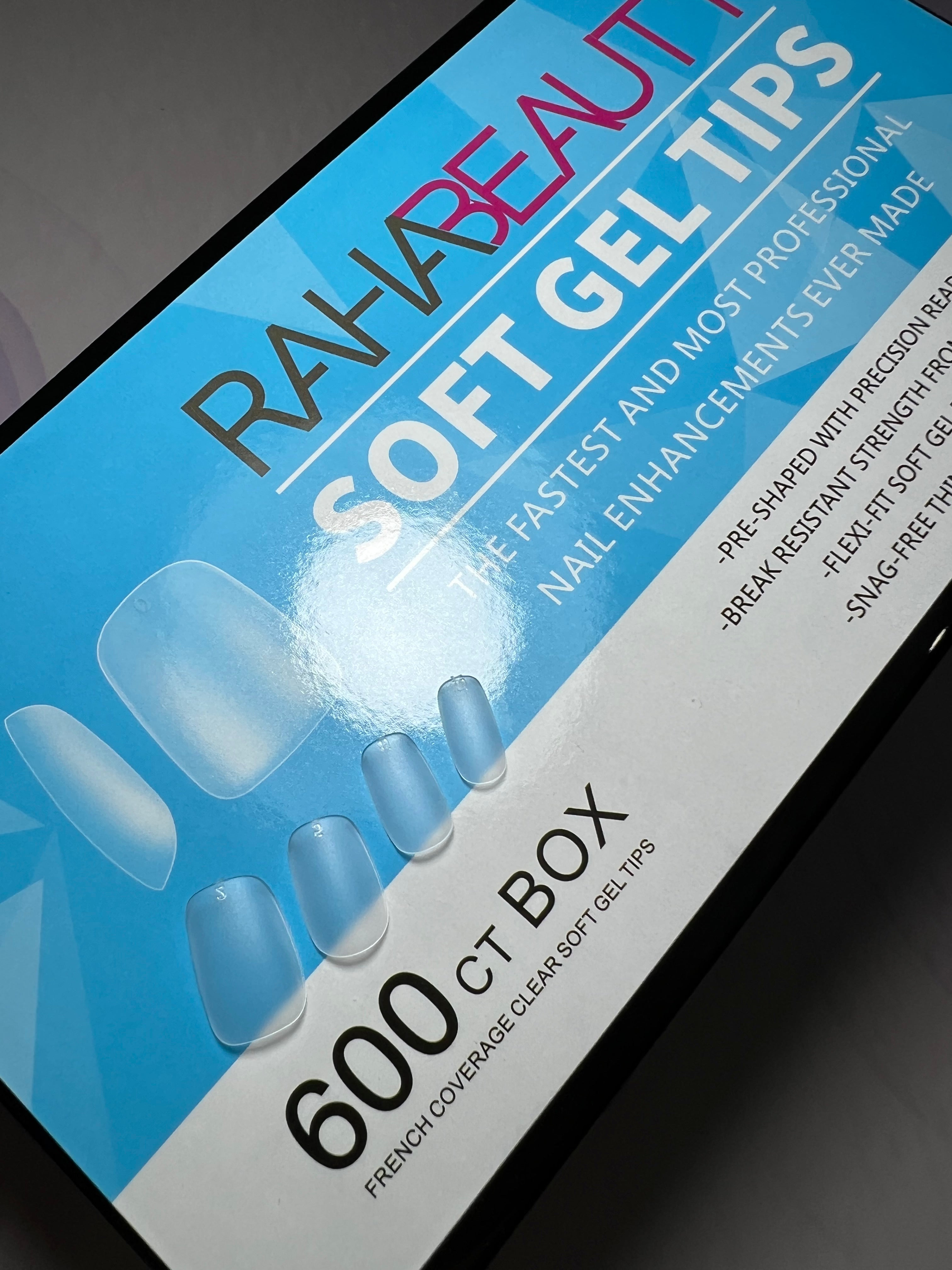 Capsules soft gel carrée super short Raha beauty 600 pcs