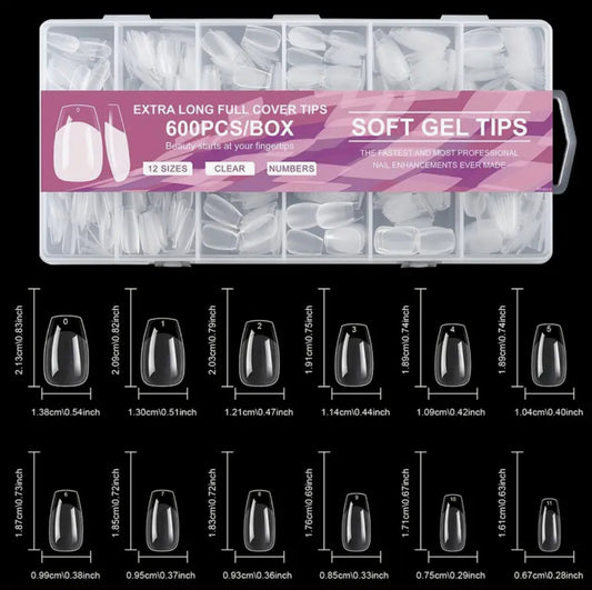 Capsules soft gel Forme ballerine courte 600 pcs