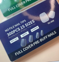 Capsules soft gel forme ballerine super short mattifié