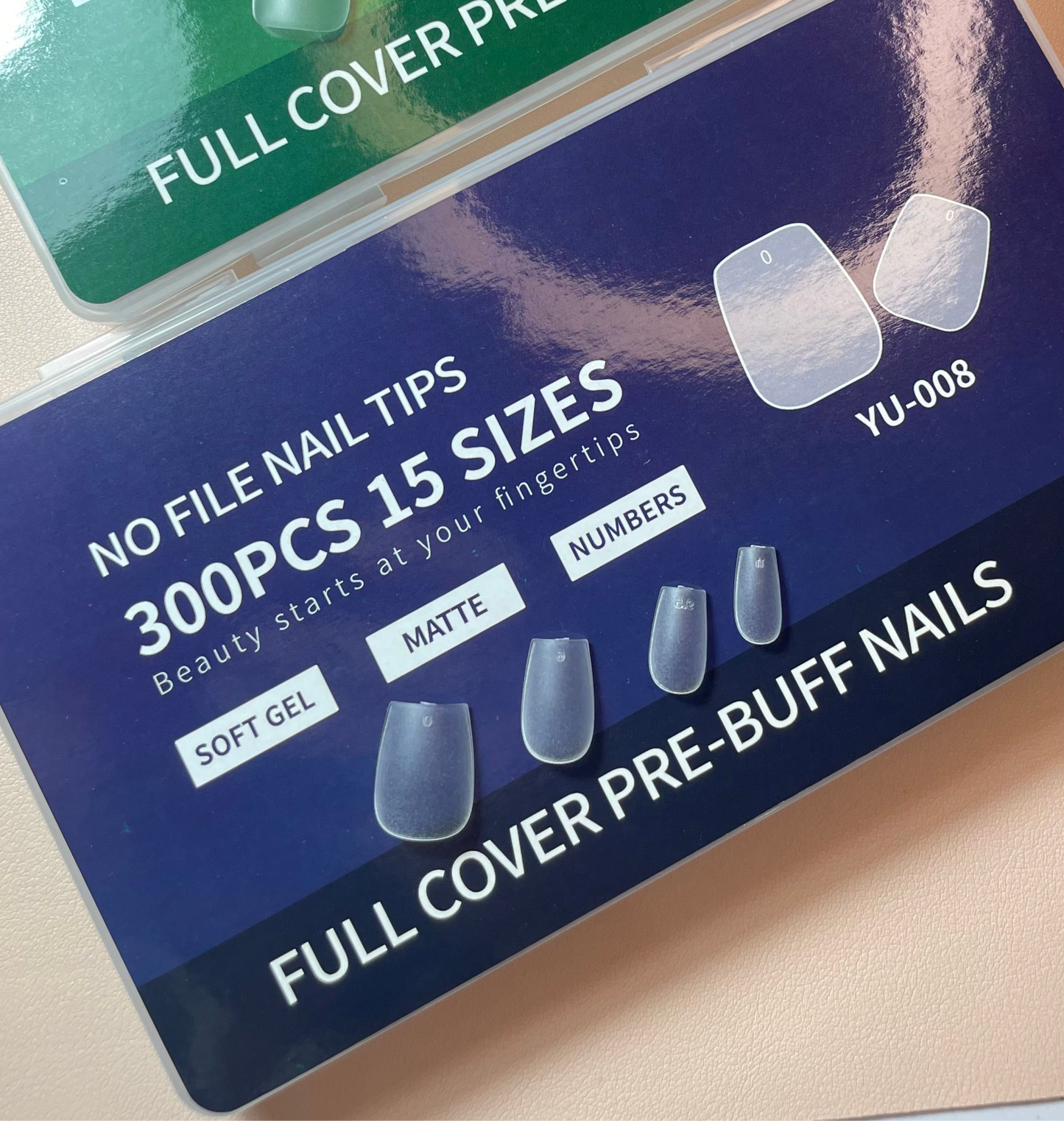 Capsules soft gel forme ballerine super short mattifié