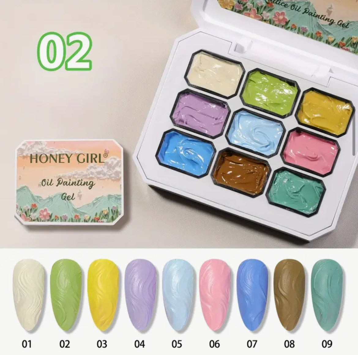 Pate painting gel