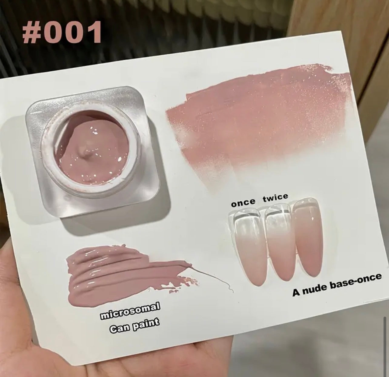Pat painting gel nude / gel paint