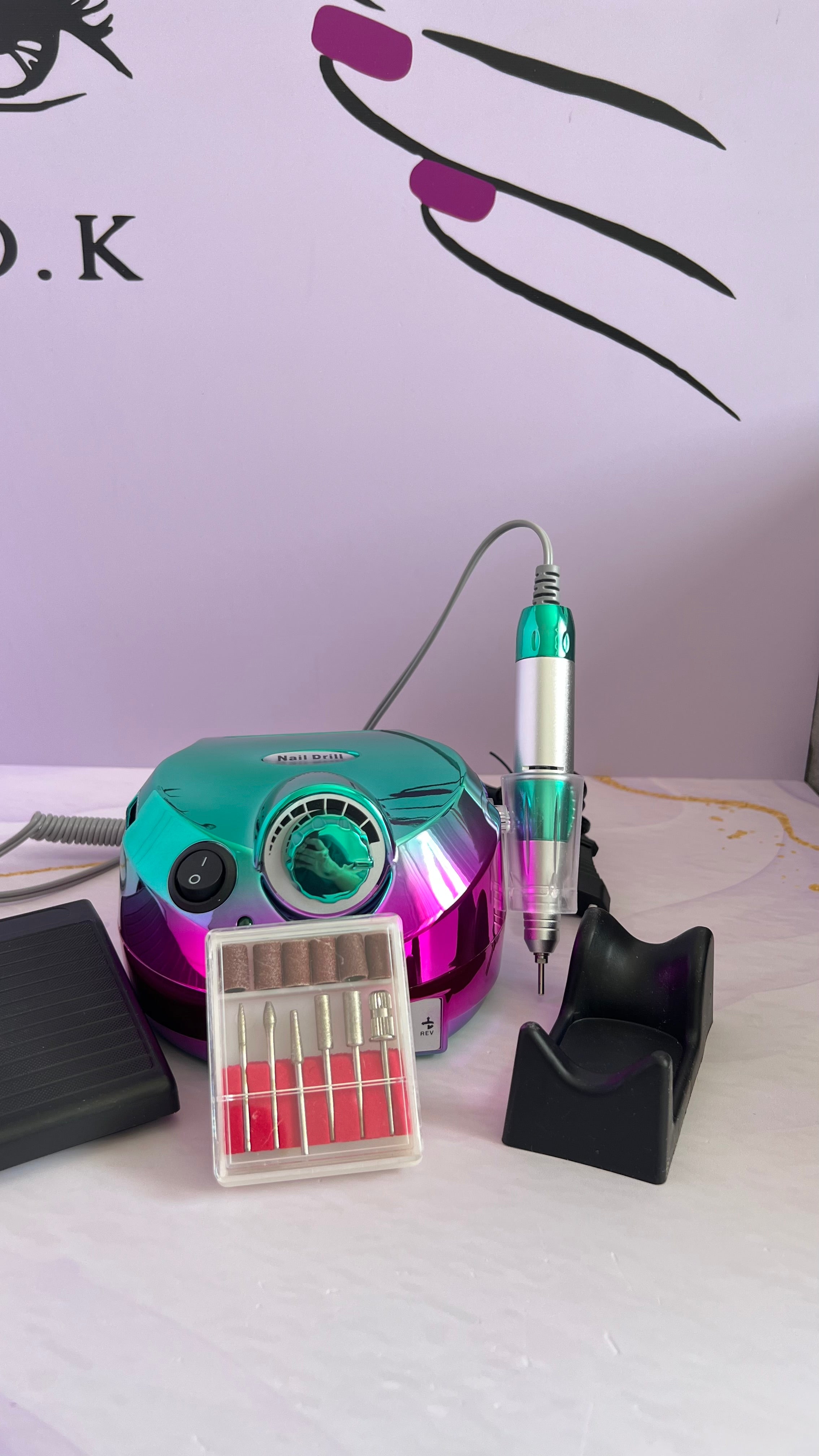 Ponceuse nail drill 2eme choix 35000 tr/min multi couleurs