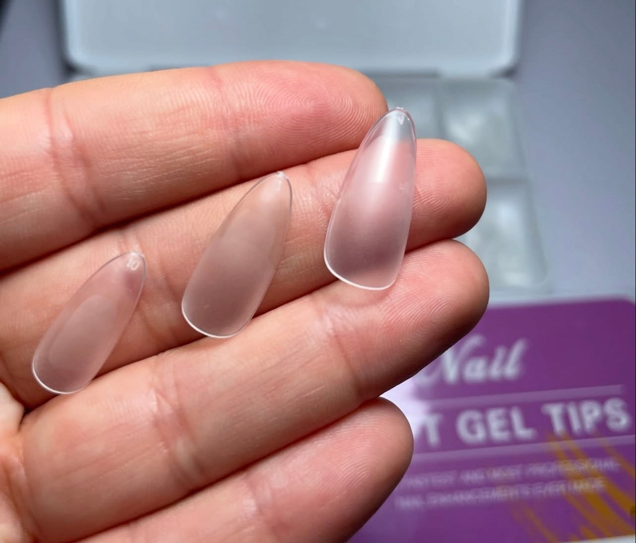 Capsules nail amande 550 pcs