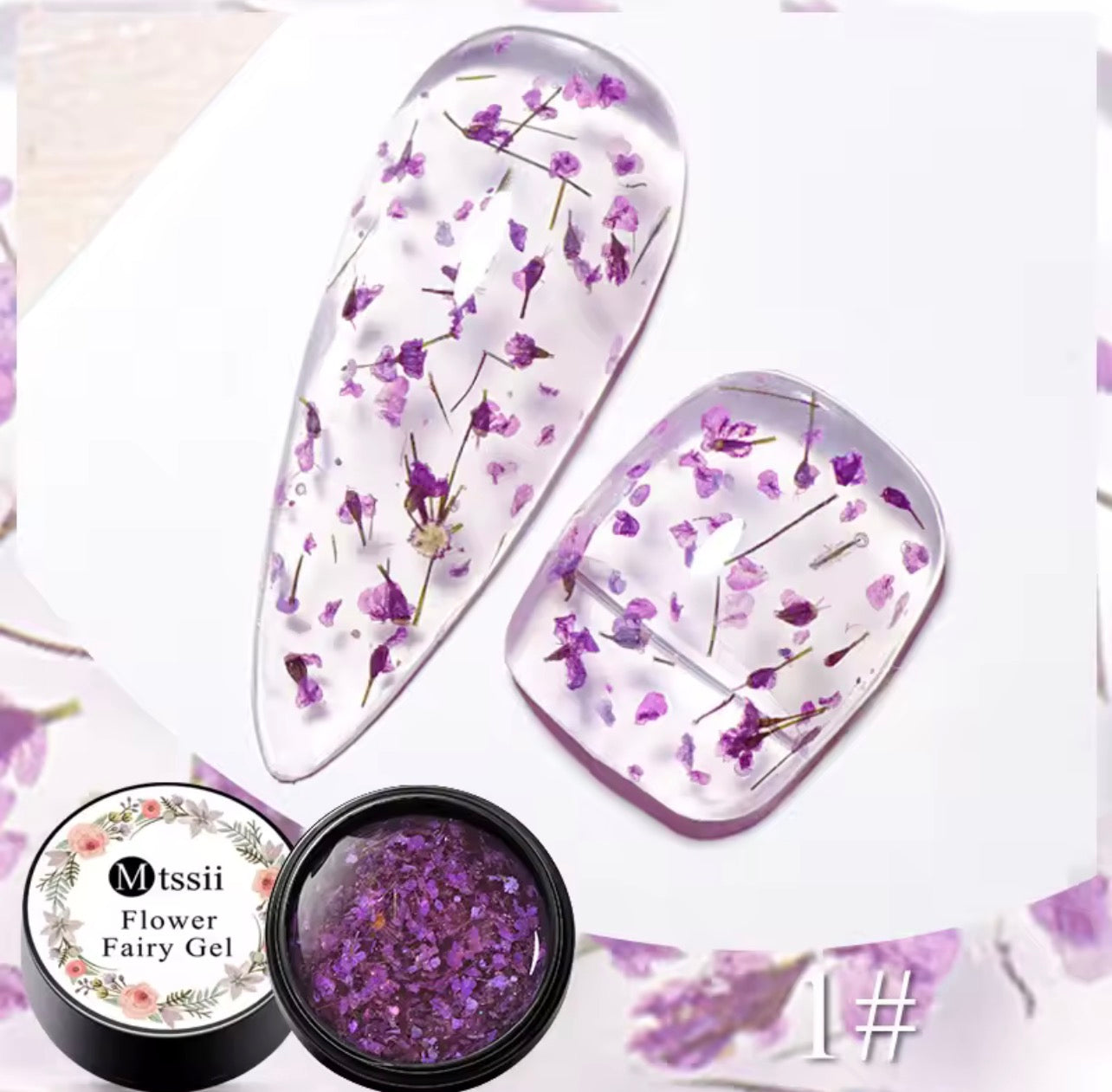 Gel fleur séchées