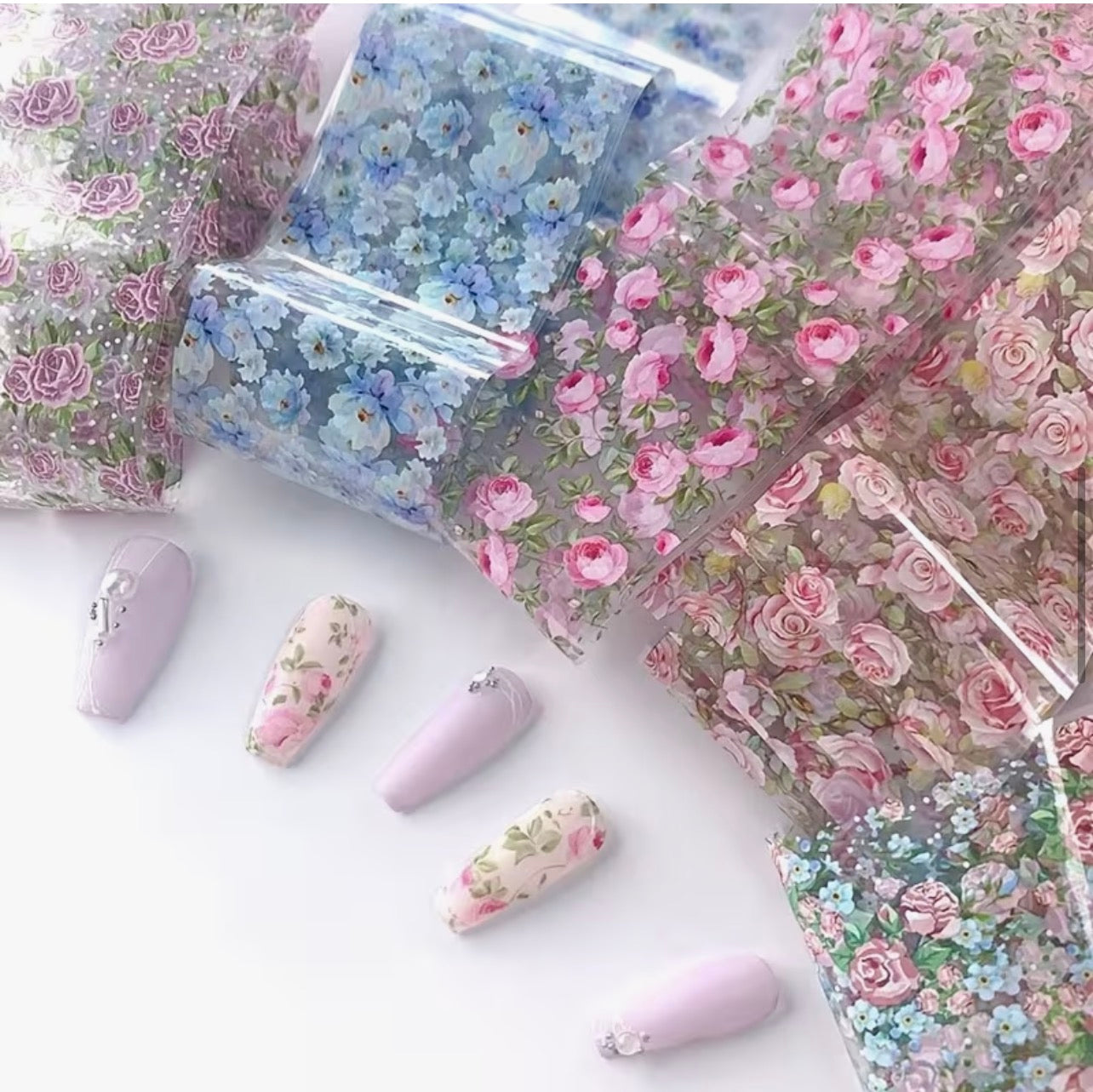 Transfert fleur 10 pcs