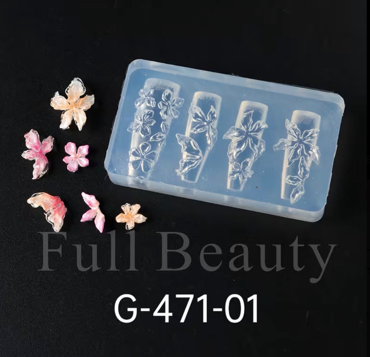 Moule silicone fleur