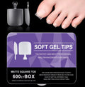 Capsules matte pour orteils/pieds 600 pcs