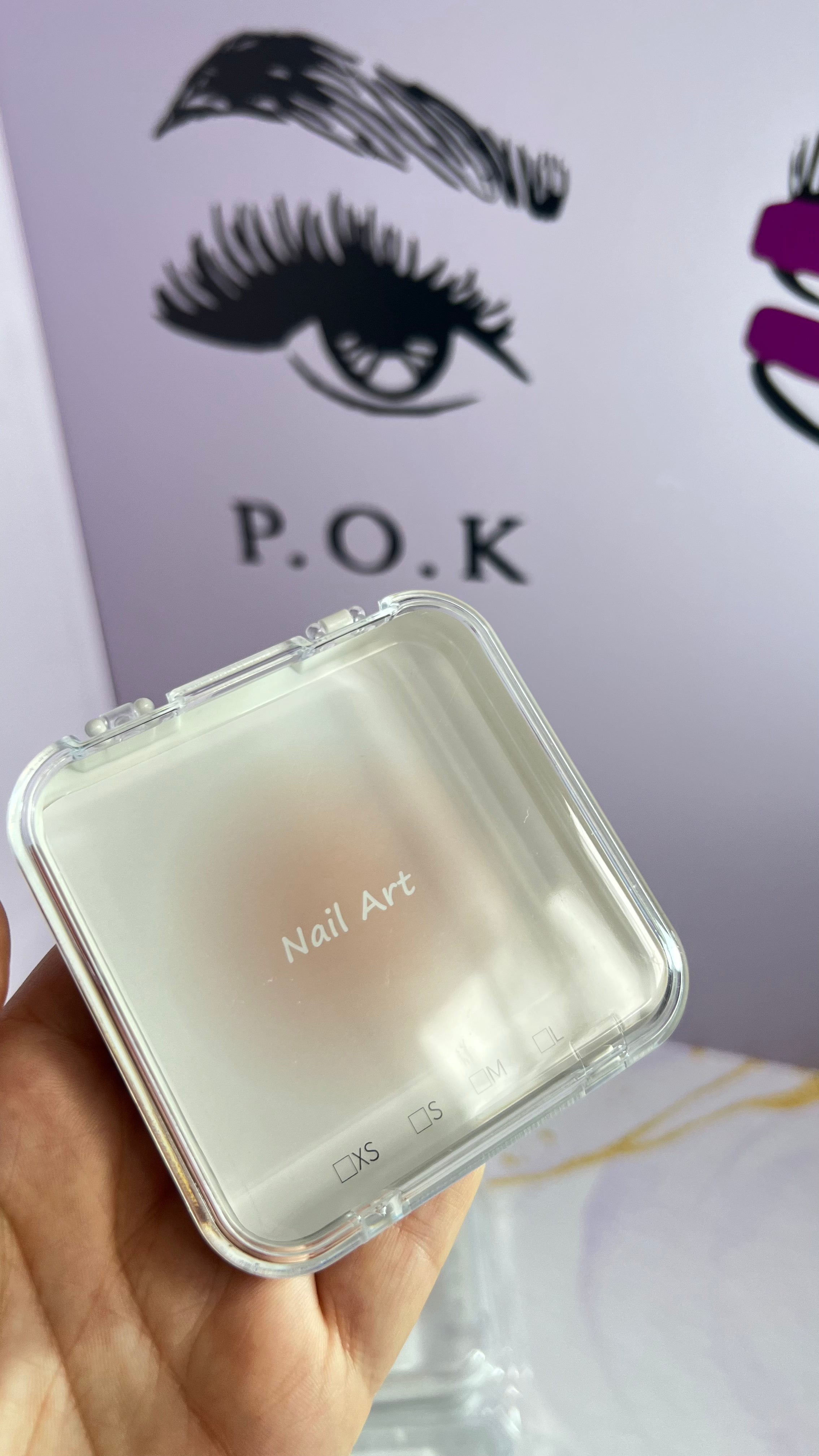 Packaging press on nails en deux dimensions