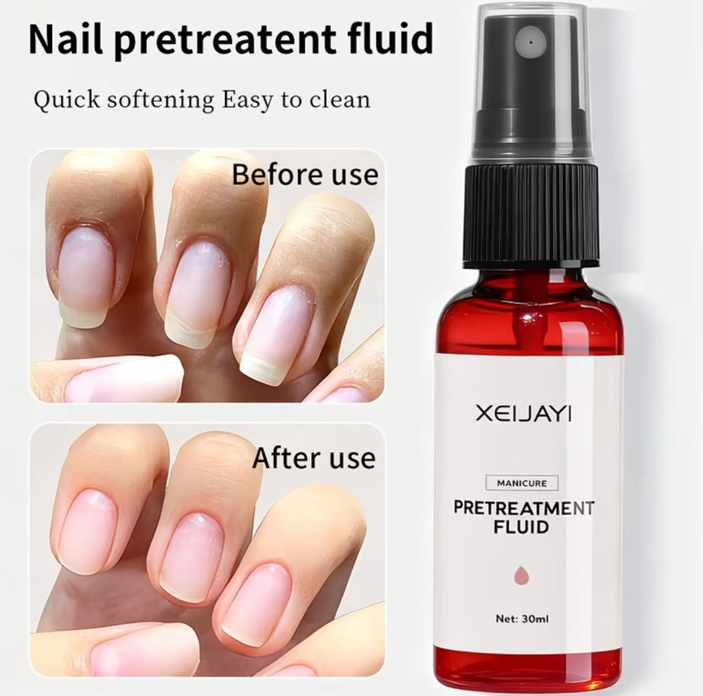 Solution pré-traitement de cuticules pour la manucure russe rapide 15 secondeS facile à nettoyer 30 ml