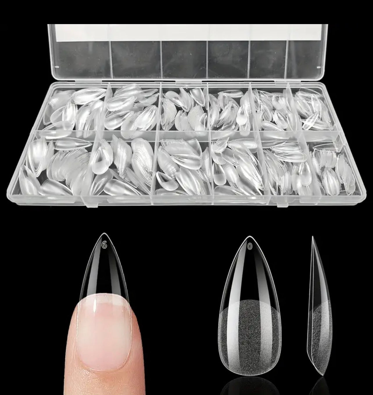 Capsules soft gel styletto 600 pcs