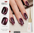Cat eye aubergines