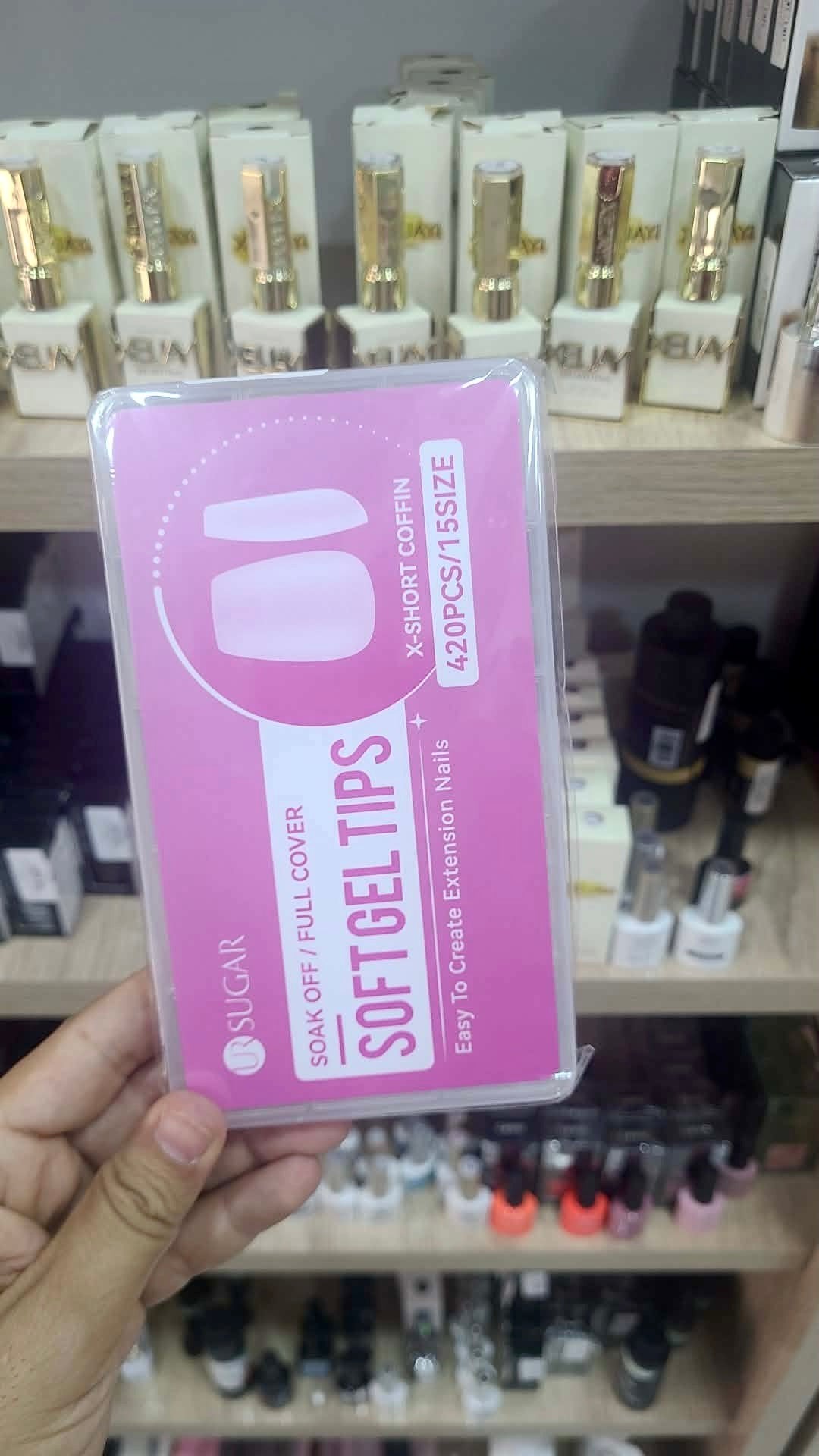 Capsules forme ballerine courte matte 420 pcs