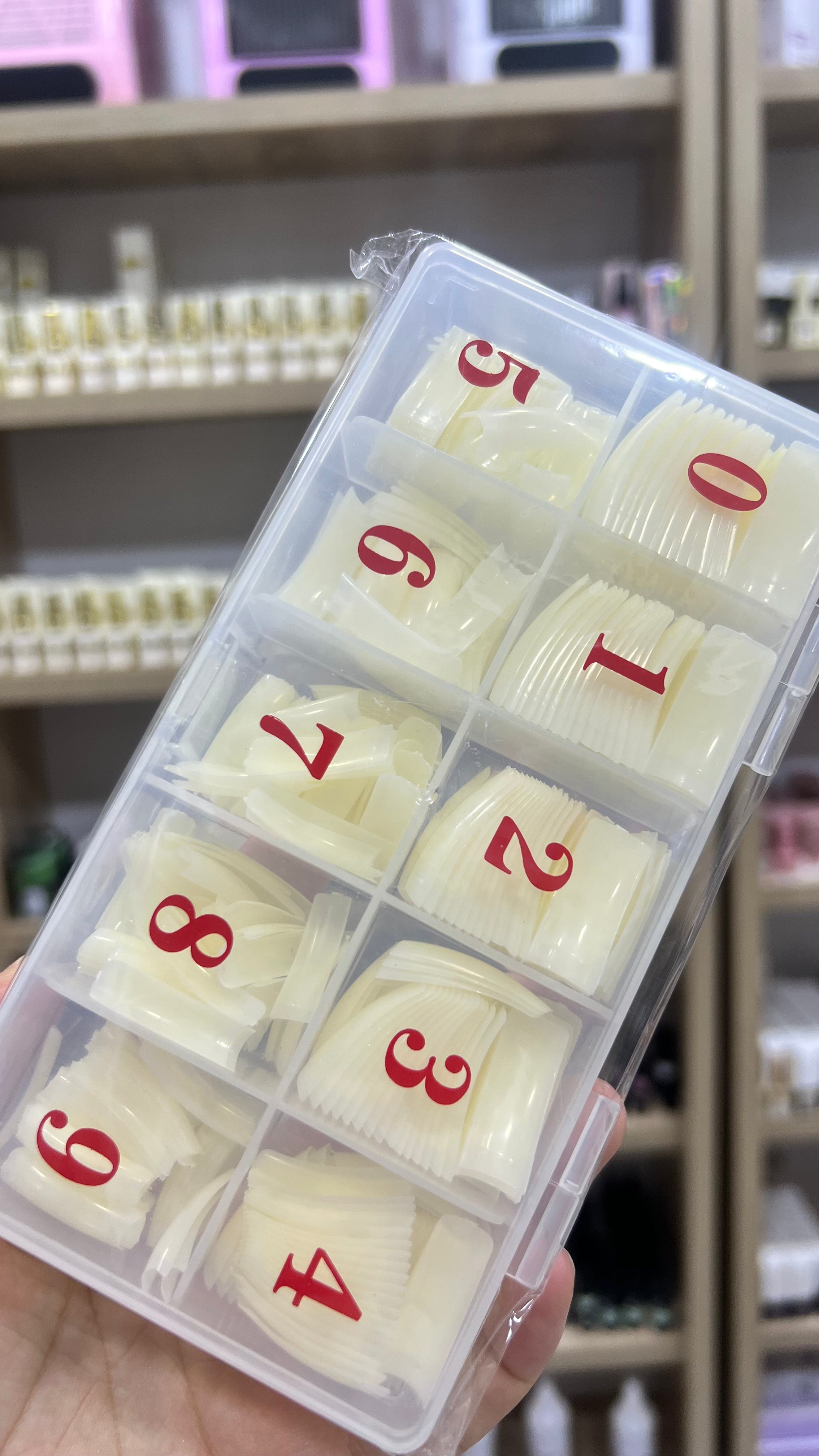 Capsules en boite numérotée 500 pcs