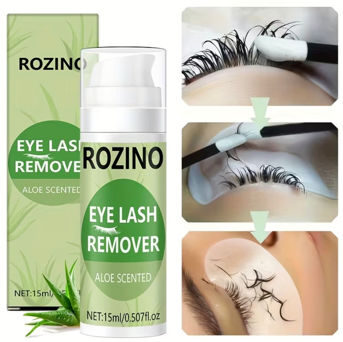 Remover extension de cils