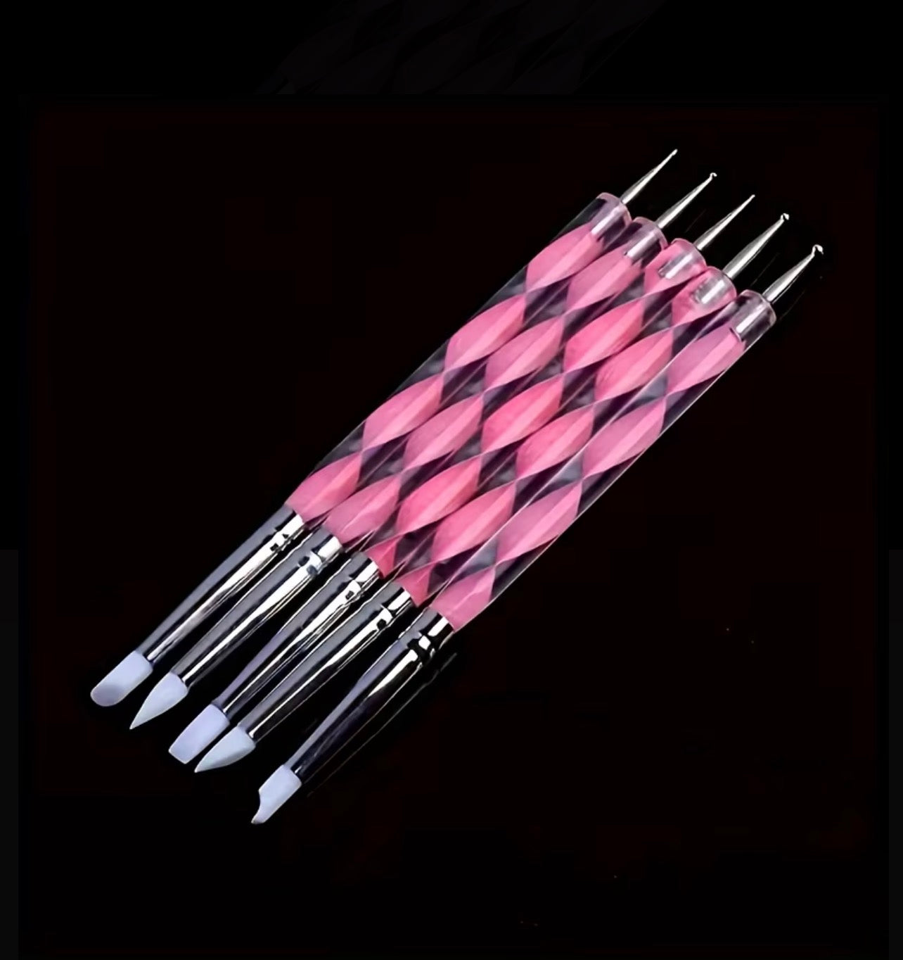 Pinceaux gel 3d couleurs mixtes