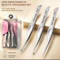 Pinces Lris extension de cils 3 pcs