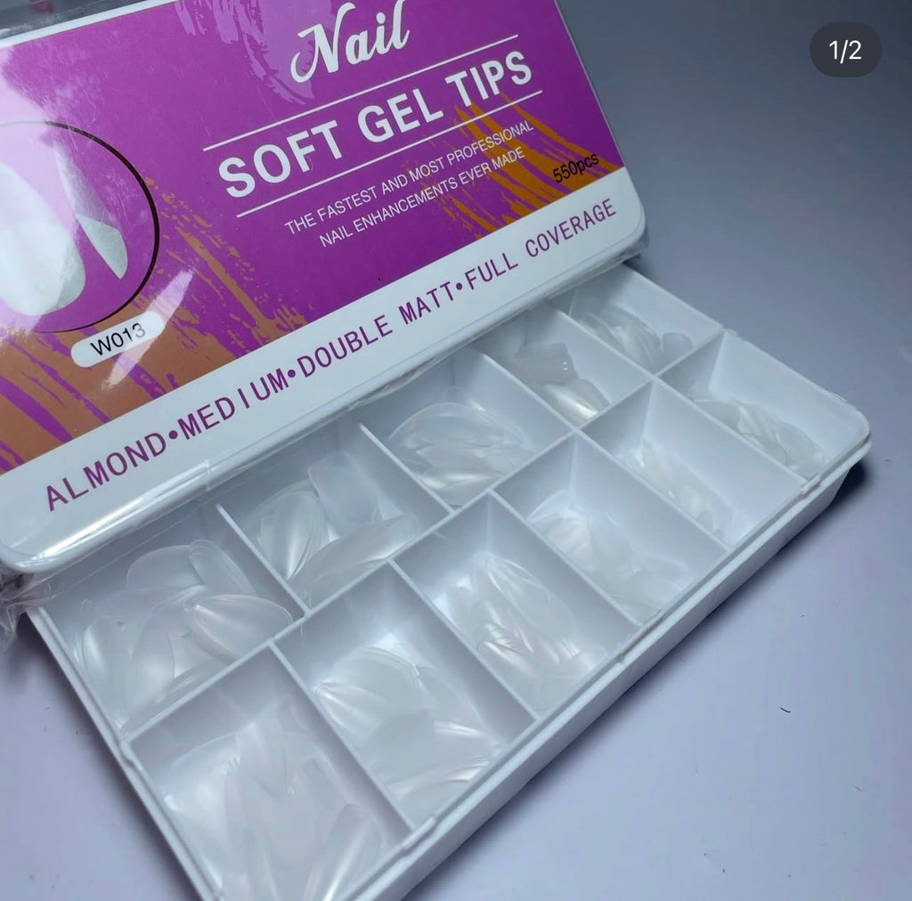Capsules nail amande 550 pcs