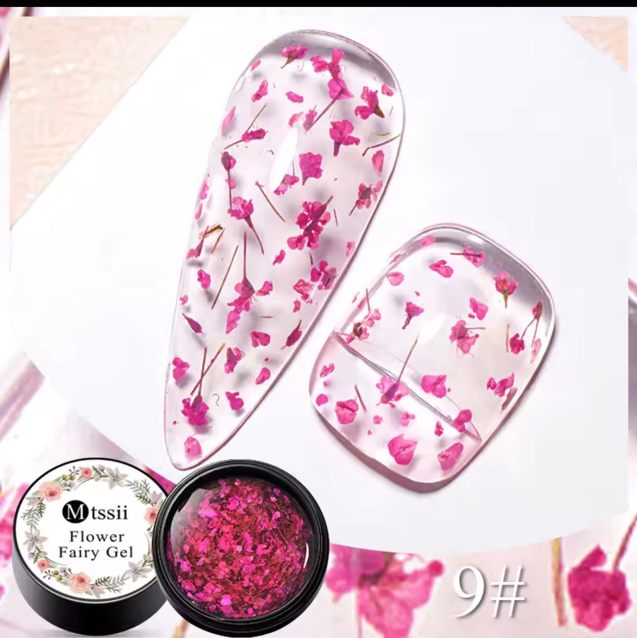 Gel fleur séchées