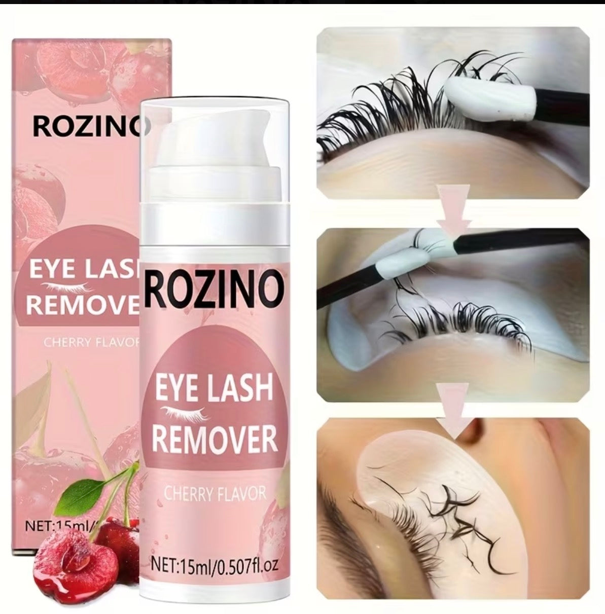 Remover extension de cils