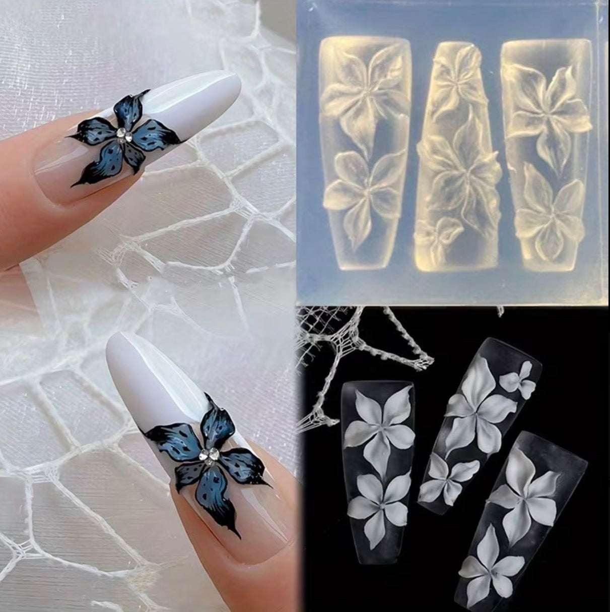 Moule 3d fleur 2