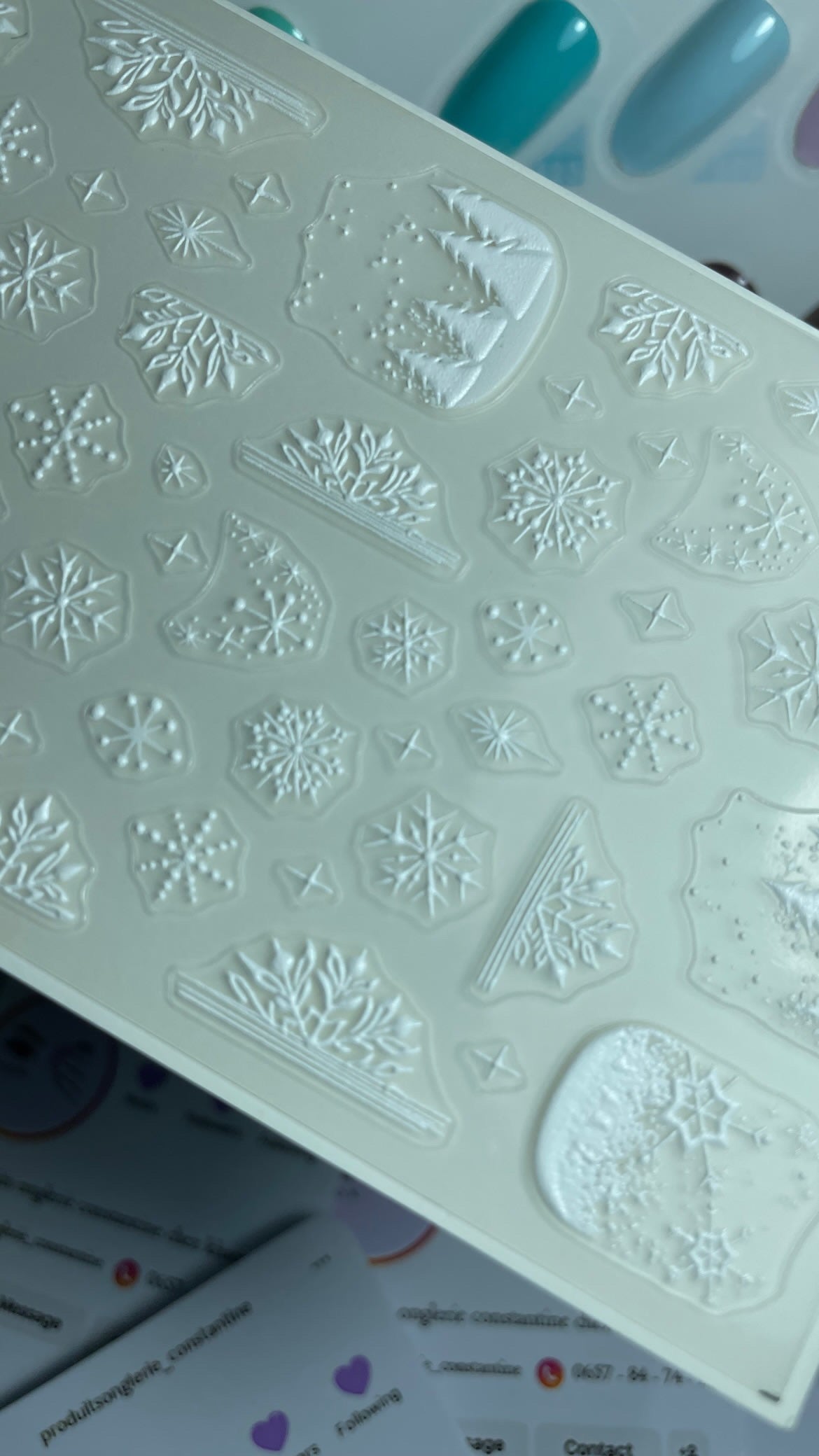 Stickers snow flakes