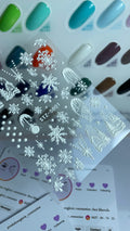 Stickers 5d snow flakes