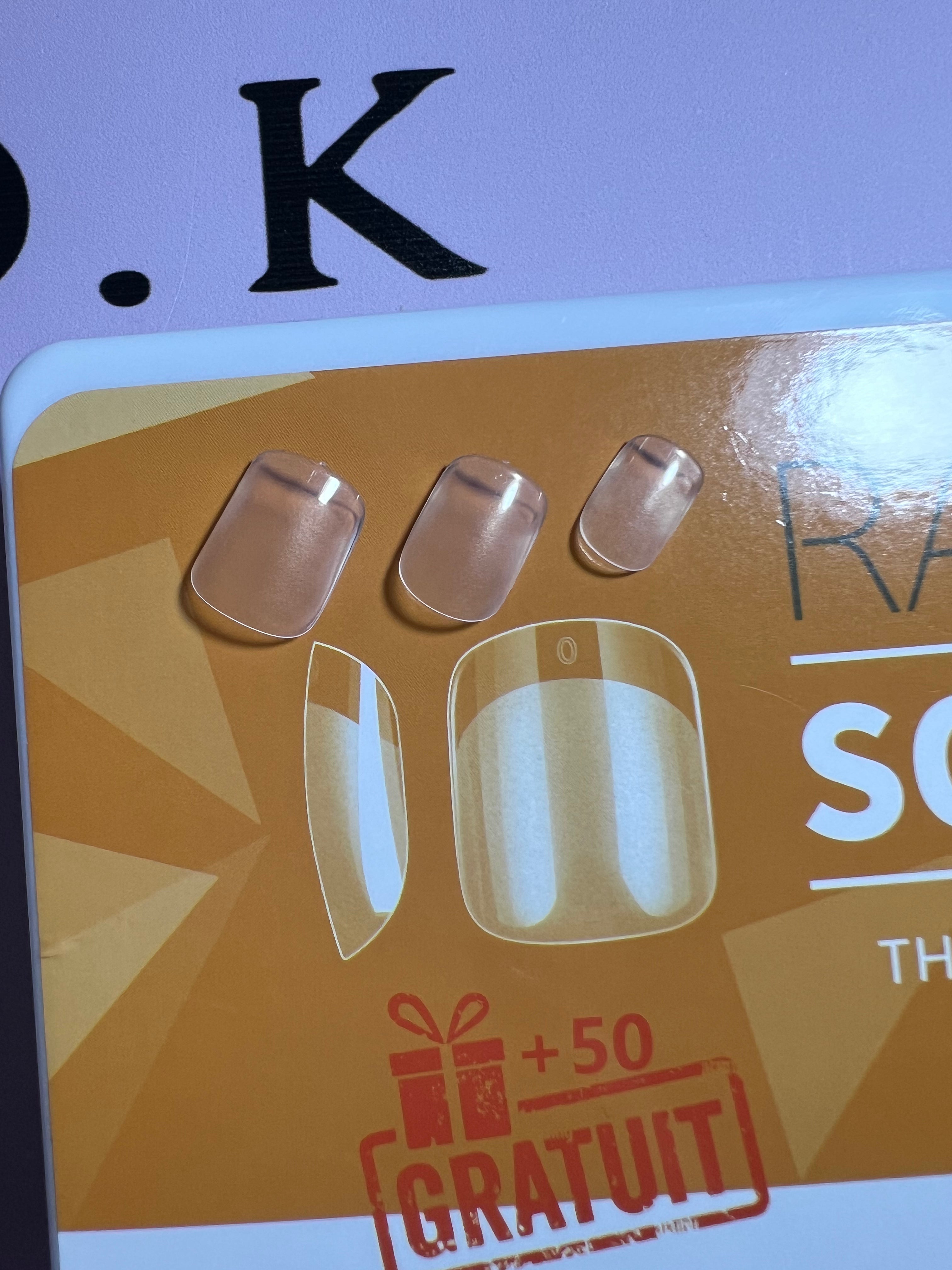 Capsules carré arrondi 600 pcs Raha beauty