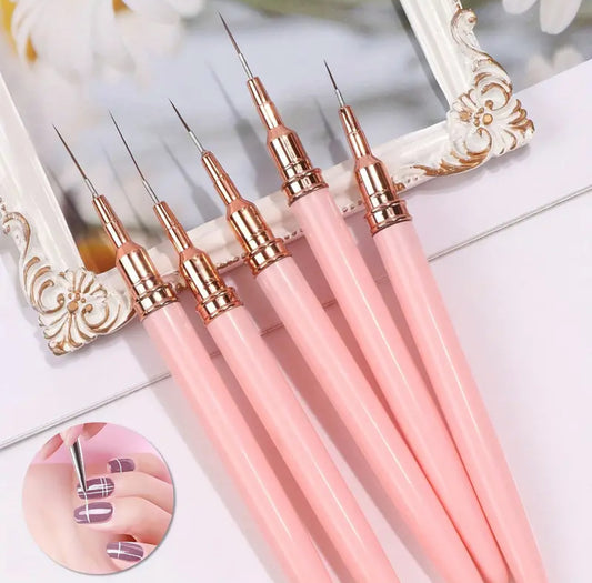 Kit de pinceaux nail art 5 pcs